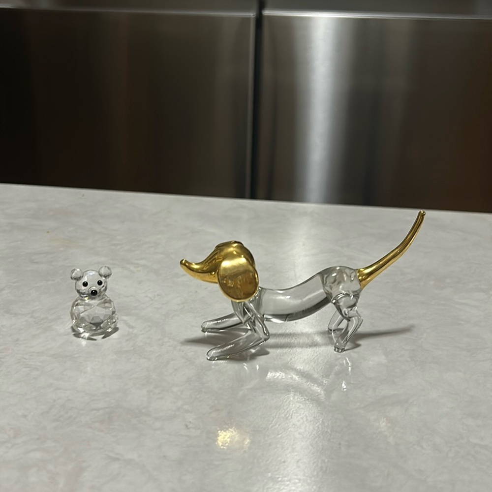 Crystal Dach. With gold face and tail